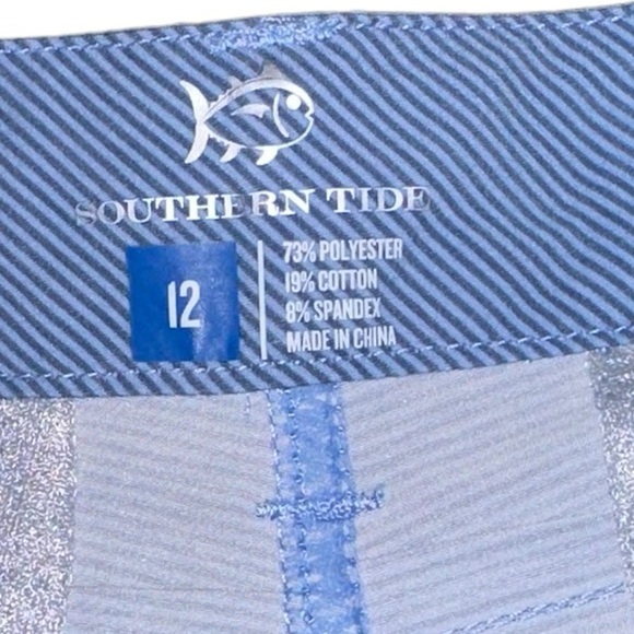 Southern tide blue and white striped shorts - Picture 3 of 3